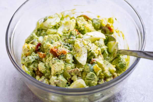 Creamy Avocado Egg Salad