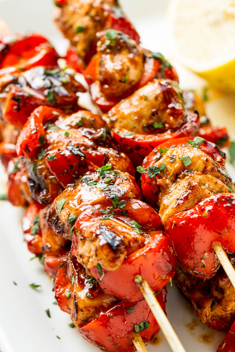 Grilled Brown Sugar Garlic Chicken - Juicy tender and so delicious! Ideal for a quick dinner any night of the week.