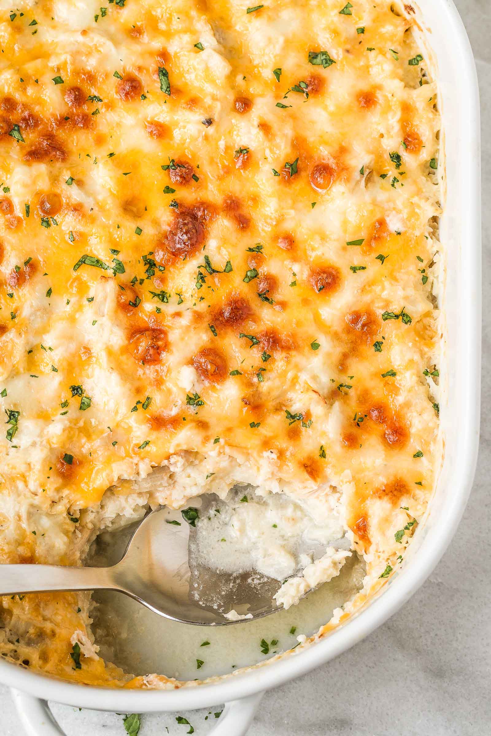cheesy chicken cauliflower casserole recipe