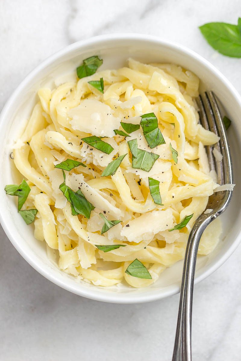 2-Ingredient Keto / Low Carb Pasta Noodles - #eatwell101 #recipe #keto #lowcarb #pasta - Chewy and delicious - the perfect low carb basis for all of your favorite pasta sauces and flavors!