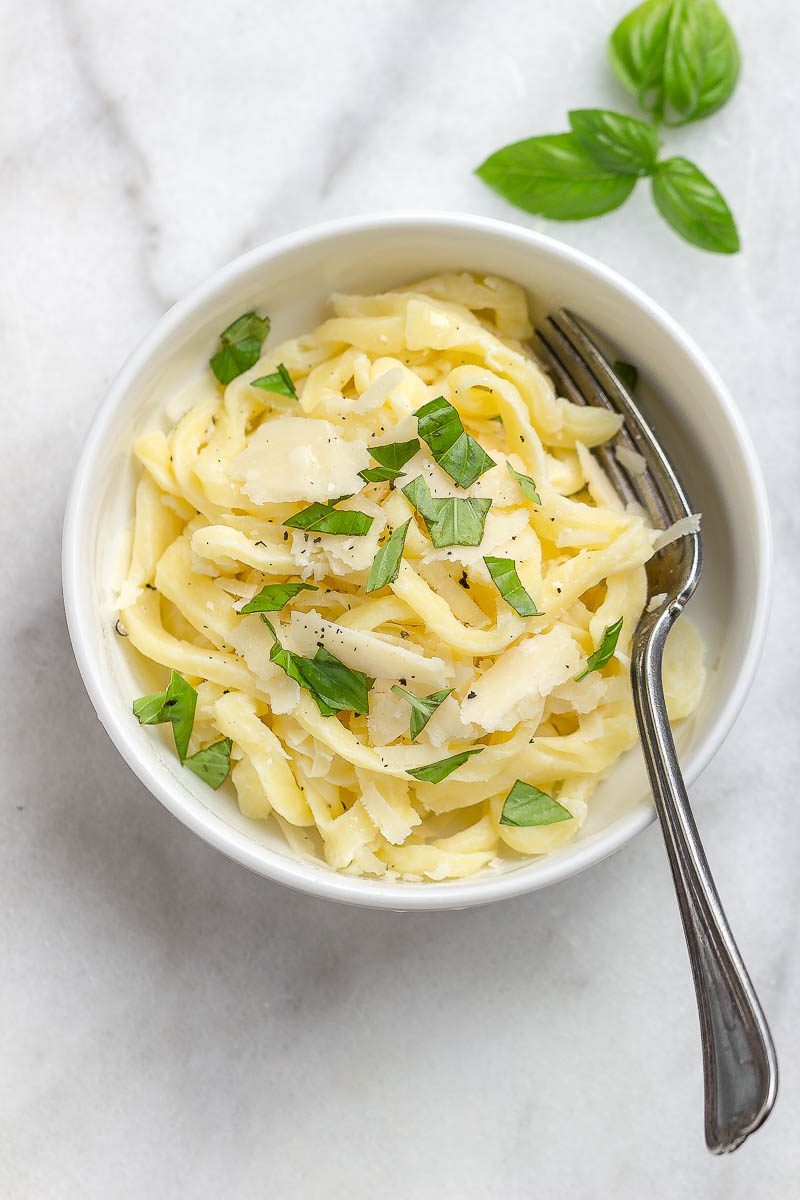 2-Ingredient Keto / Low Carb Pasta Noodles - #eatwell101 #recipe #keto #lowcarb #pasta - Chewy and delicious - the perfect low carb basis for all of your favorite pasta sauces and flavors!