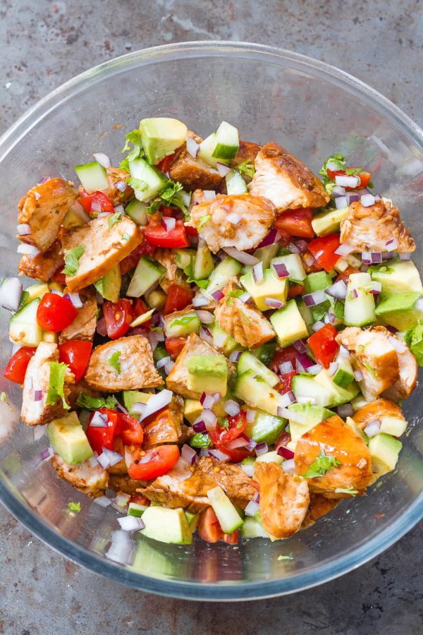 Healthy Avocado Chicken Salad - #recipe by #eatwell101 - https://003.wrwe1r1zs3czx3c.workers.dev/healthy-avocado-chicken-salad