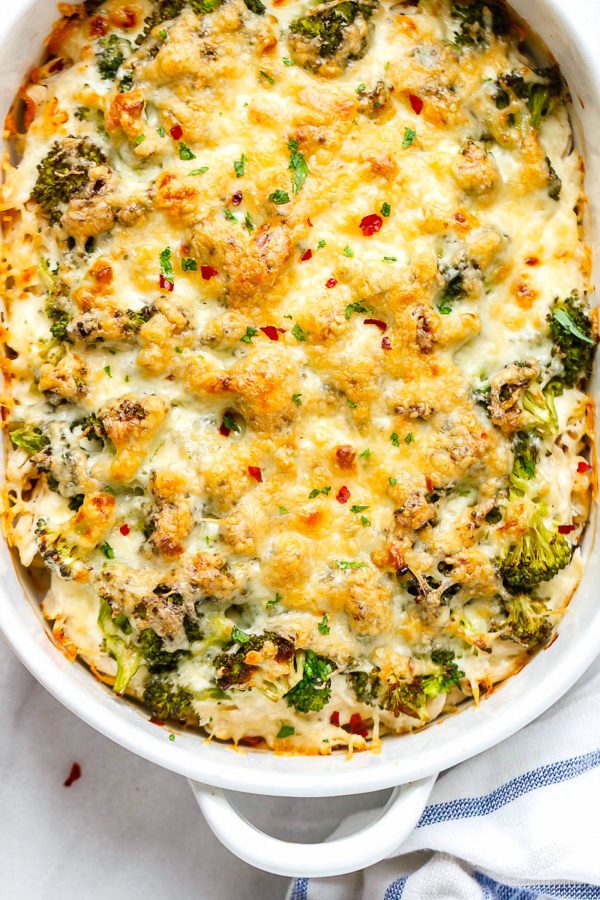 Broccoli Chicken Casserole with Cream Cheese and Mozzarella - #recipe by #eatwell101 - https://003.wrwe1r1zs3czx3c.workers.dev/broccoli-chicken-casserole-recipe