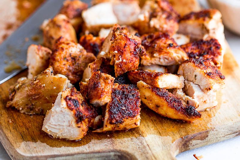 Taco Chicken Salad - Bursting with tender, juicy chicken, this healthy salad is the perfect switch up from your classic chicken salad recipe.