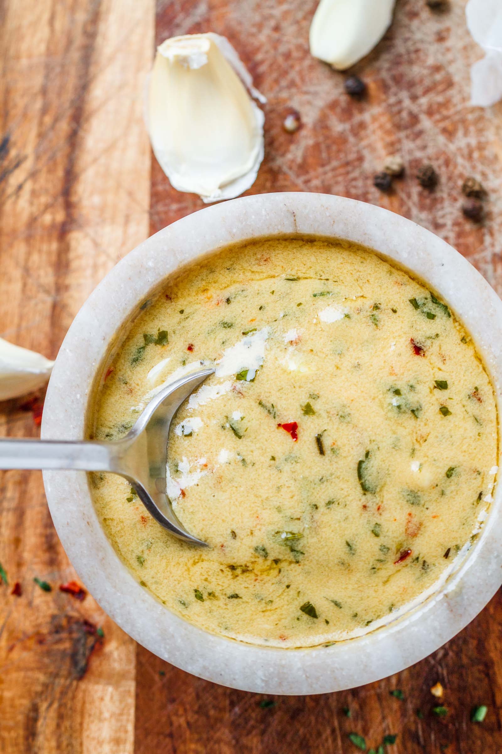 Cowboy Butter Dipping Sauce Recipe - #eatwell101,#recipe This #garlic #butter #dipping sauce is the bomb! 