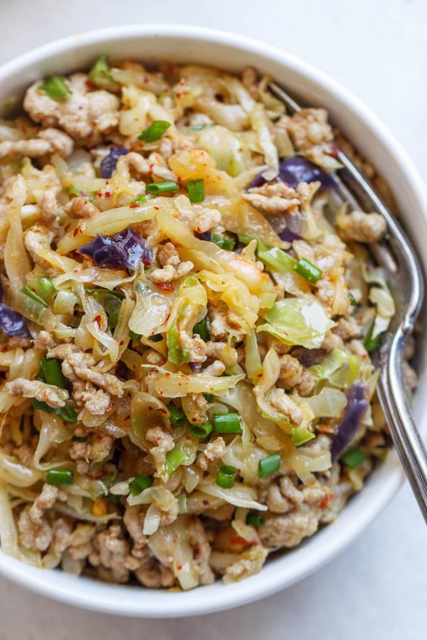 Egg Roll Bowls with Chicken and Cabbage - #recipe by #eatwell101 - https://003.wrwe1r1zs3czx3c.workers.dev/egg-roll-bowls-recipe