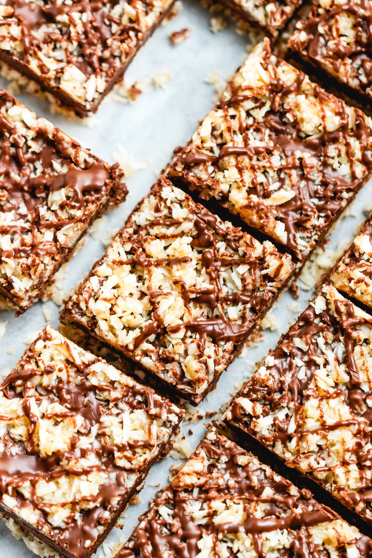 No-Bake Peanut Butter Chocolate Coconut Bars - These satisfying chocolate peanut butter coconut bars require no baking and are completely sugar free.