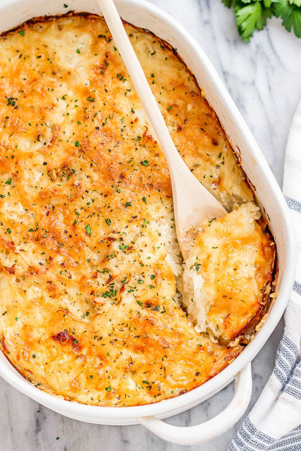 Loaded Potato Casserole with Bacon and Cream Cheese - #recipe by #eatwell101 - https://003.wrwe1r1zs3czx3c.workers.dev/loaded-potato-casserole-recipe