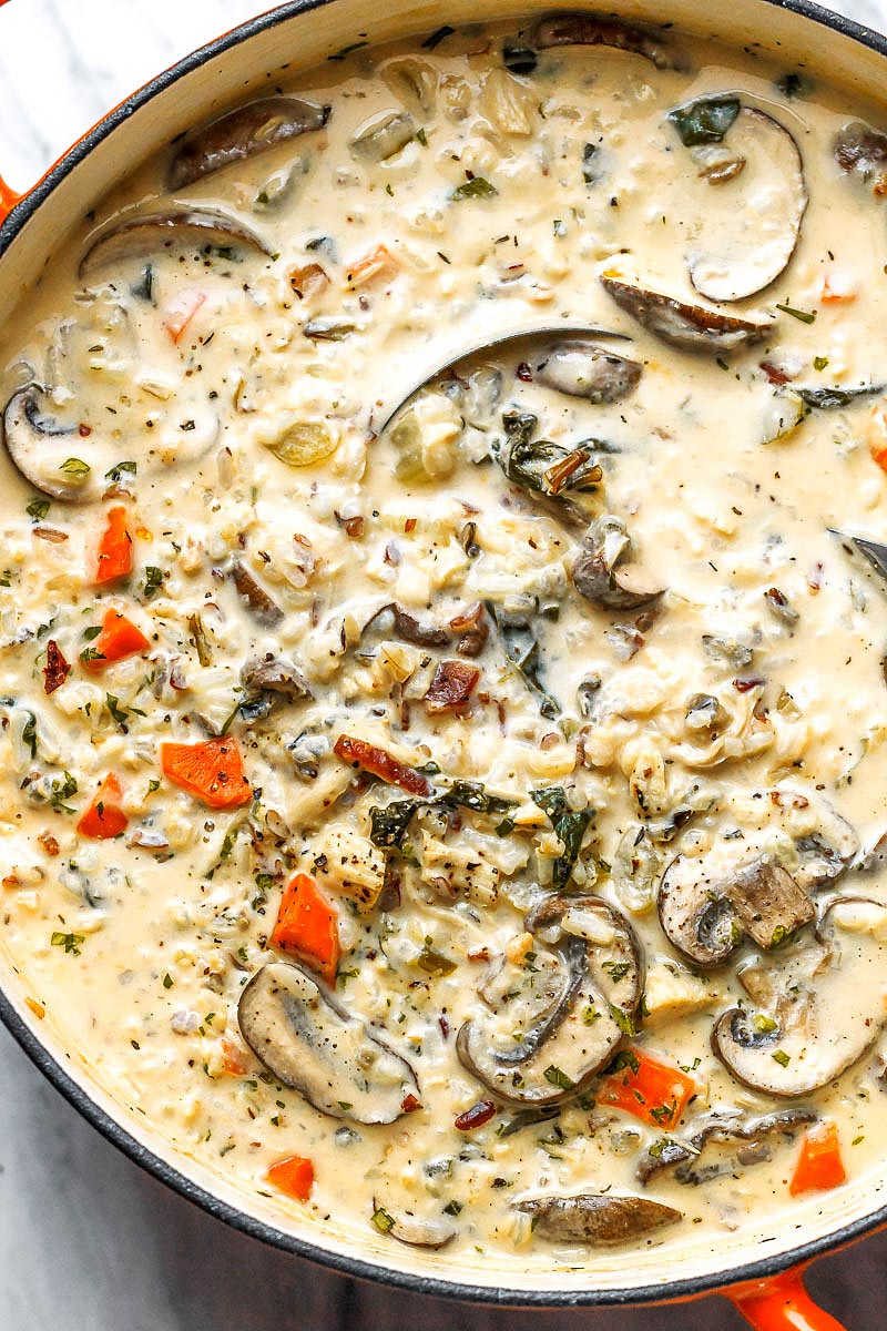 Crack Chicken and Rice Soup