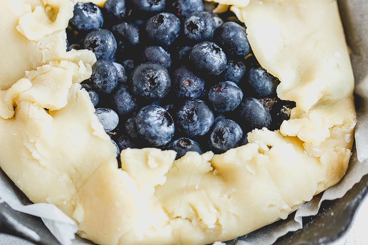 how to make a blueberry tart