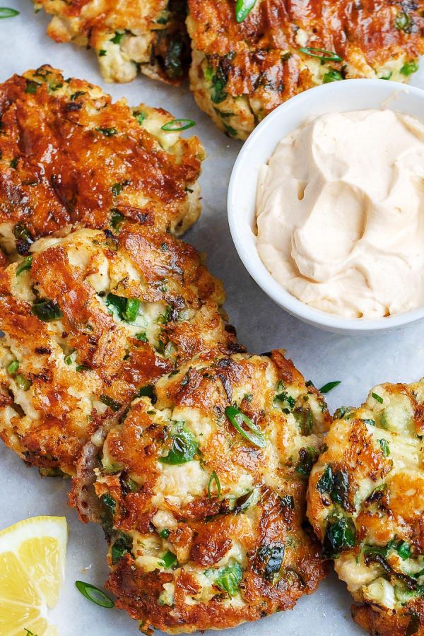 Cheesy Chicken Fritters - #recipe by #eatwell101 - https://003.wrwe1r1zs3czx3c.workers.dev/cheesy-chicken-fritters-recipe
