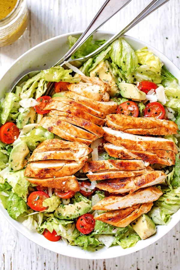 Blackened Chicken Salad - #recipe by #eatwell101 - https://003.wrwe1r1zs3czx3c.workers.dev/blackened-chicken-avocado-salad-recipe