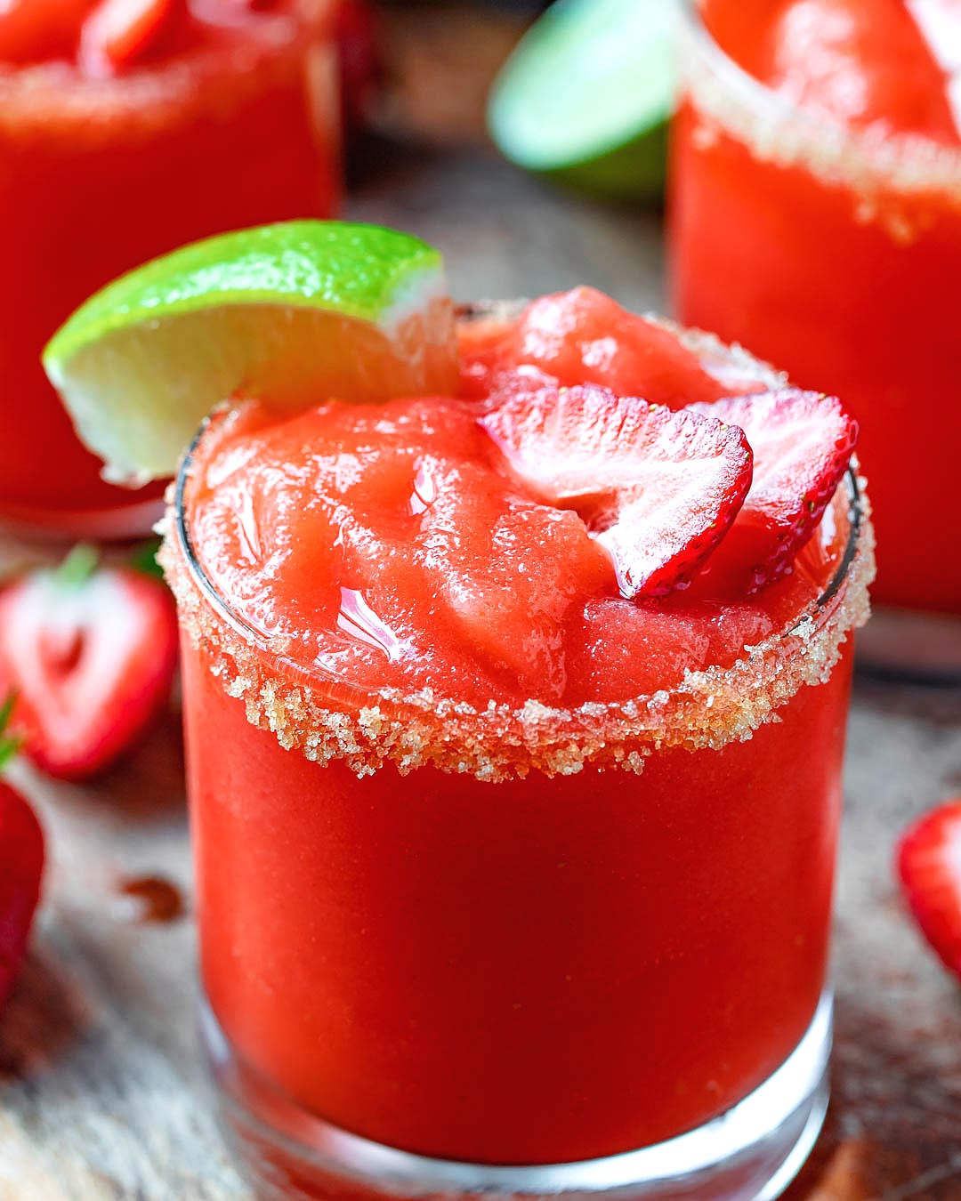 Strawberry Prosecco Margaritas