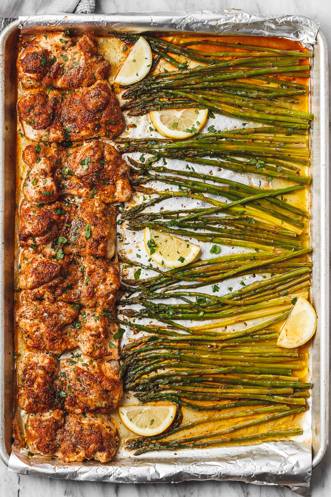 roasted chicken and asparagus 4