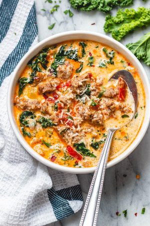 Instant Pot Keto Tuscan Soup