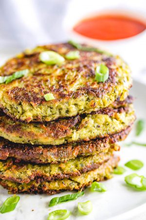 Cheesy Broccoli Fritters