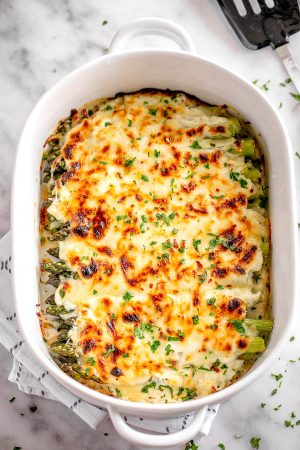 Cheesy Asparagus Casserole