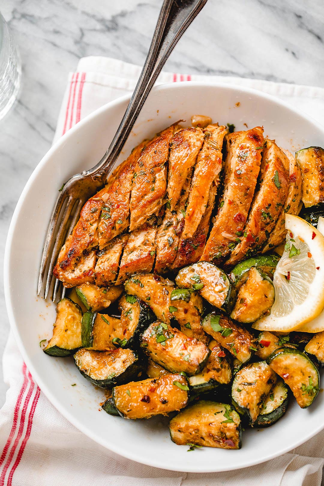 chicken zucchini skillet recipe