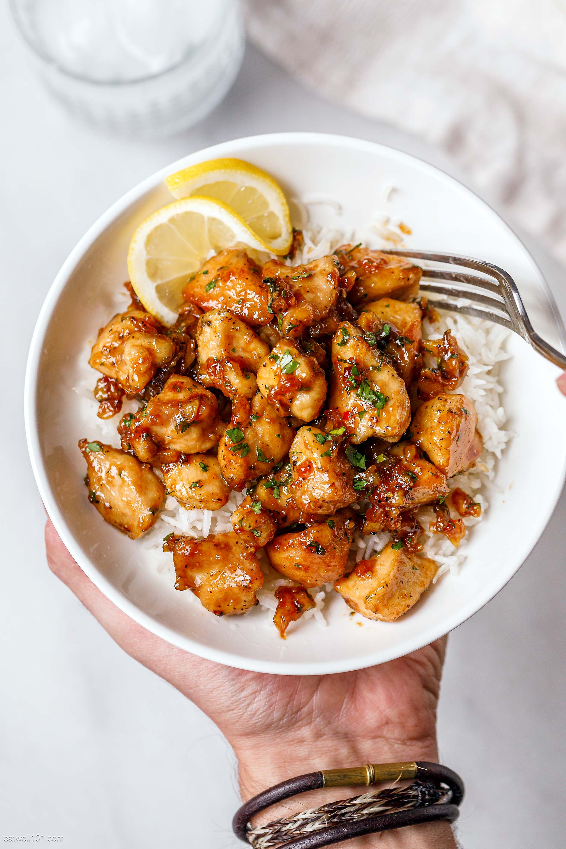 Honey Garlic Chicken Bites