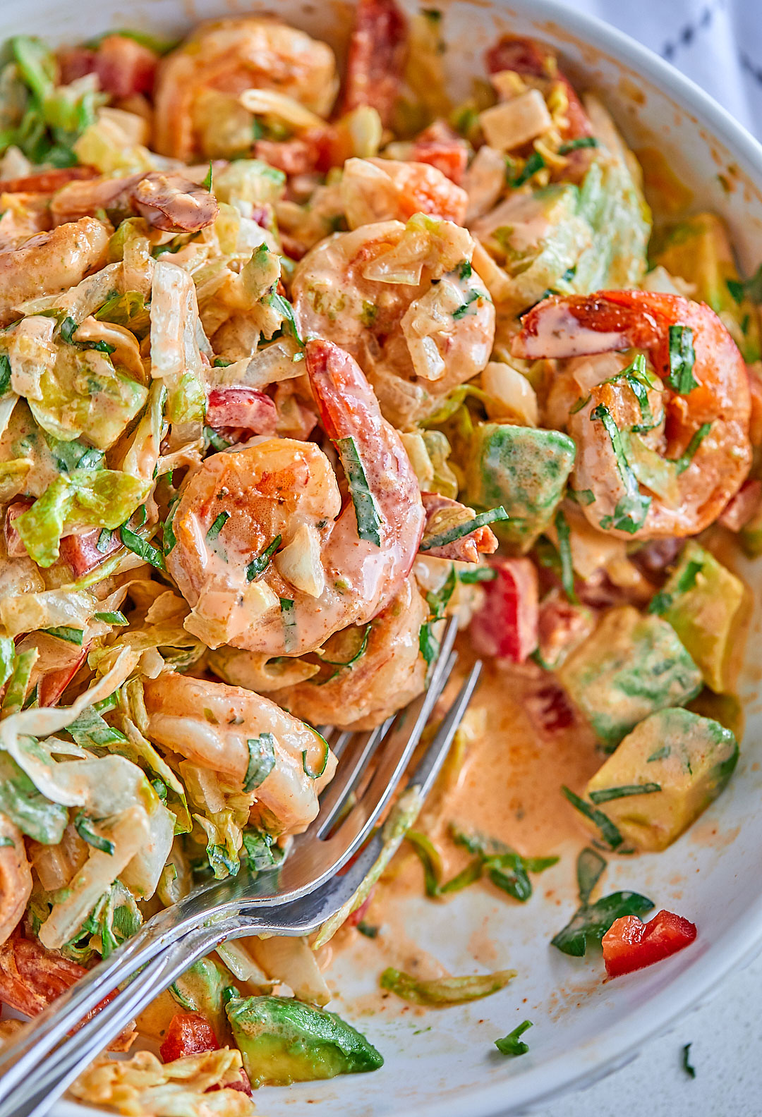 lettuce shrimp avocado salad recipe