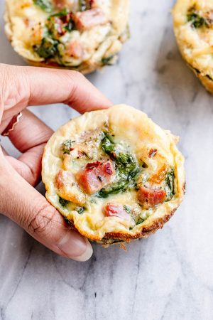 Ham and Spinach Egg Muffins