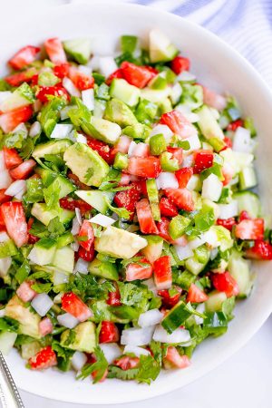 Cucumber Avocado Salsa
