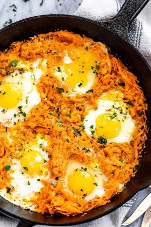 Sweet Potato and Eggs Breakfast