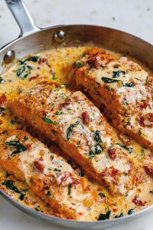 Creamy Tuscan Salmon Recipe