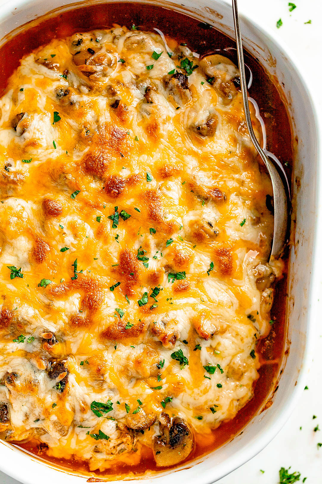 Garlic Mushrooms Chicken Casserole with Parmesan recipe 3
