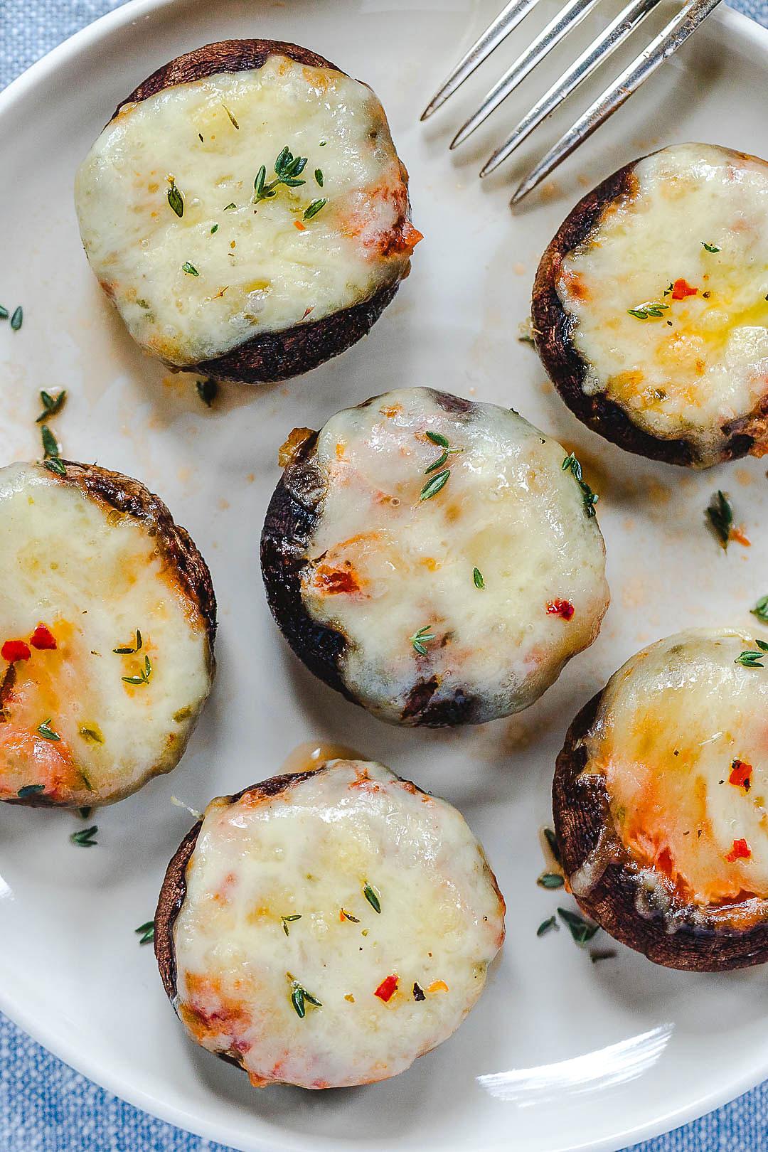 roasted mushrooms