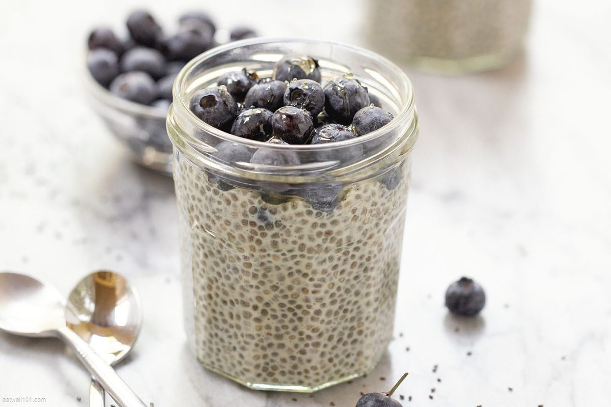 Blueberry Chia Seed Pudding