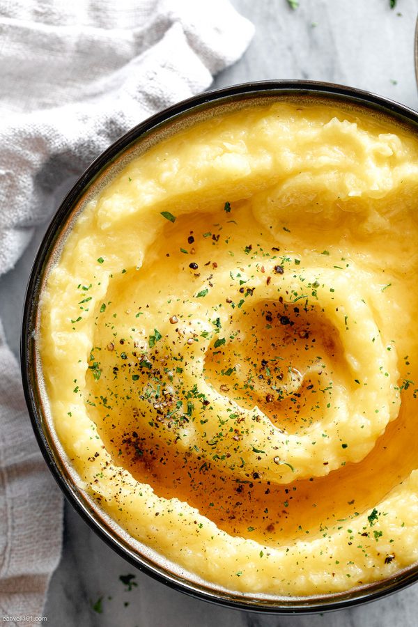 Parmesan Mashed Spaghetti Squash - #recipe by #eatwell101 - https://003.wrwe1r1zs3czx3c.workers.dev/parmesan-butter-spaghetti-squash-mash-recipe