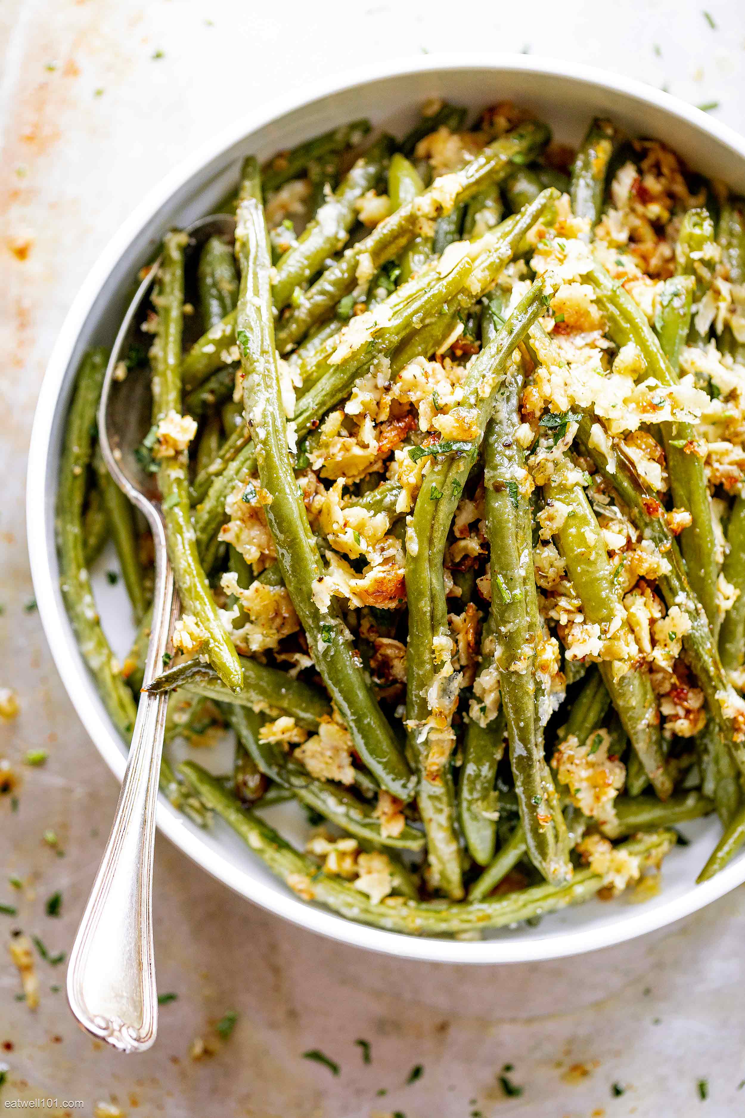 Roasted Garlic Parmesan Green Beans recipe 3