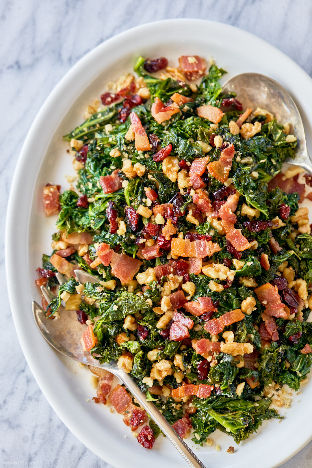 sauteed kale salad recipe with bacon