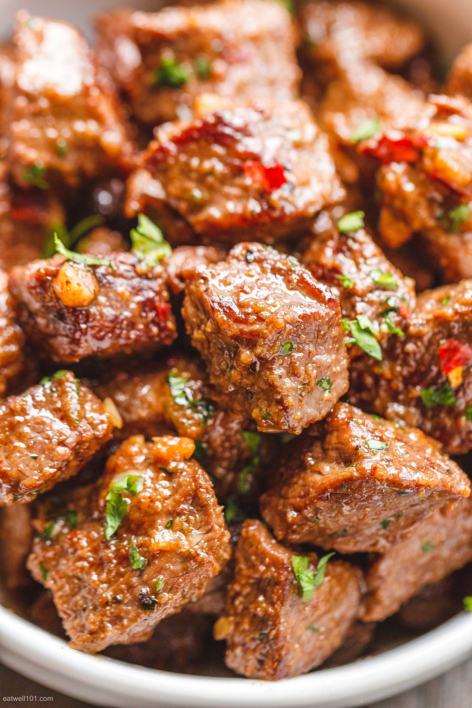 Garlic Butter Steak Bites Appetizer
