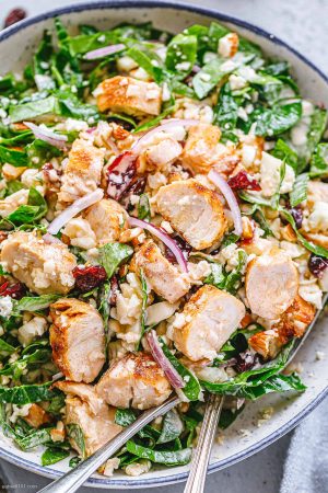 Spinach Chicken Salad