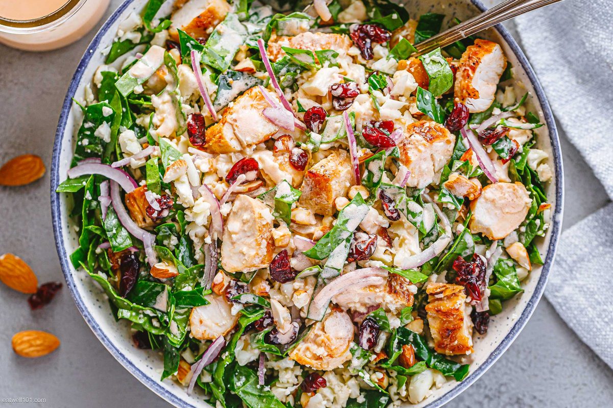 Spinach Chicken Salad