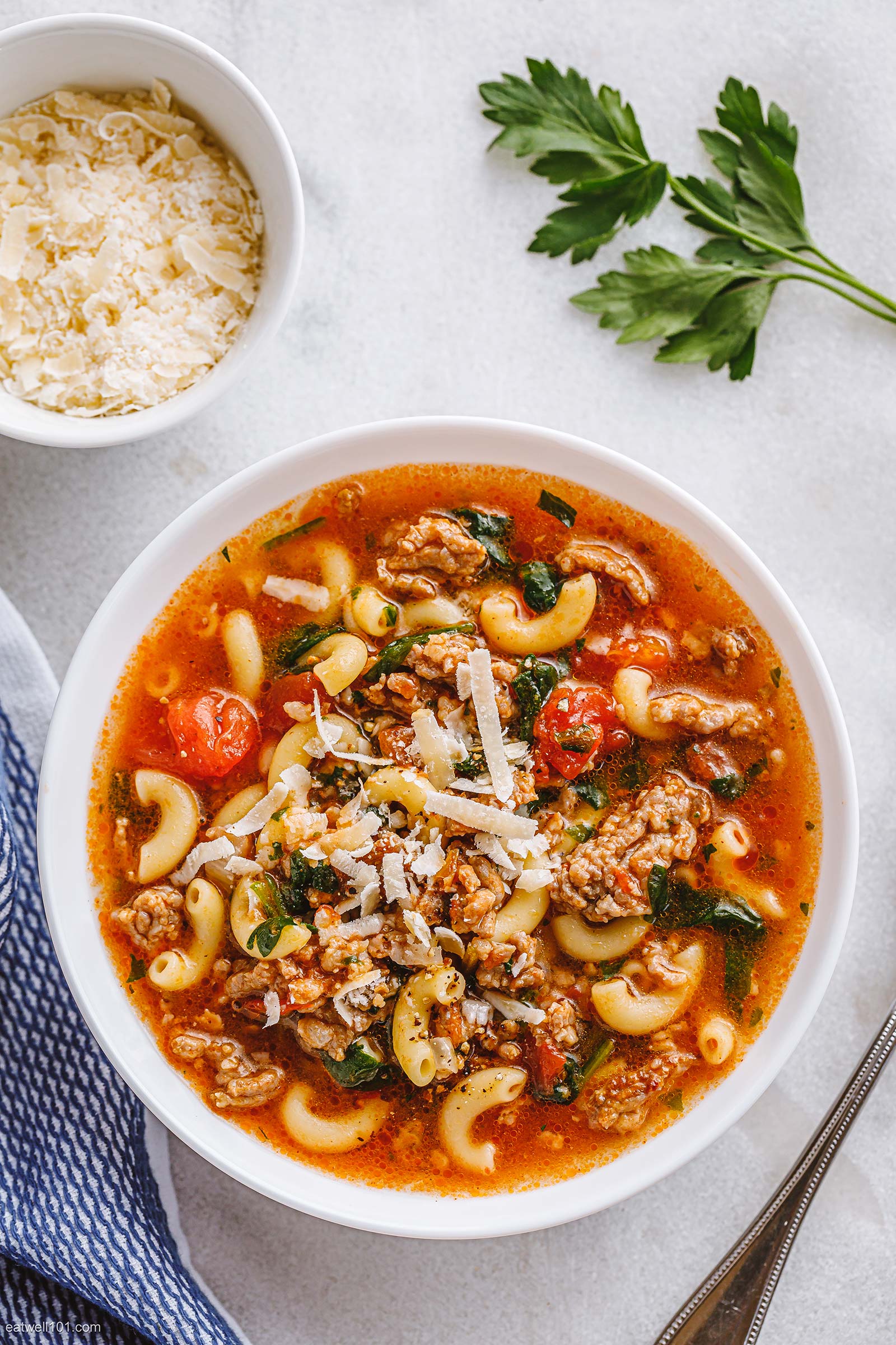 Instant Pot Italian Sausage Tomato Pasta Soup 2