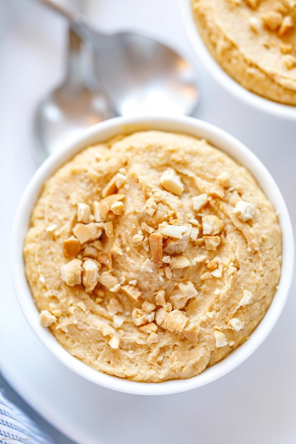 Peanut Butter Cheesecake Mousse - #recipe by #eatwell101 - https://003.wrwe1r1zs3czx3c.workers.dev/peanut-butter-cheesecake-mousse-recipe