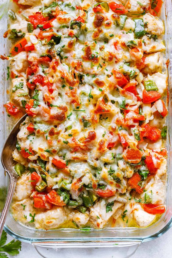 Salsa Fresca Chicken Bake - #recipe by #eatwell101 - https://003.wrwe1r1zs3czx3c.workers.dev/salsa-fresca-chicken-bake-recipe