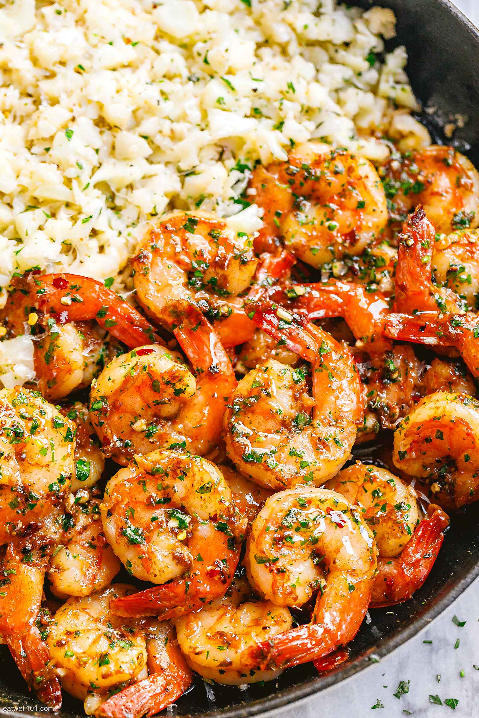 one pan shrimp and cauliflower 2