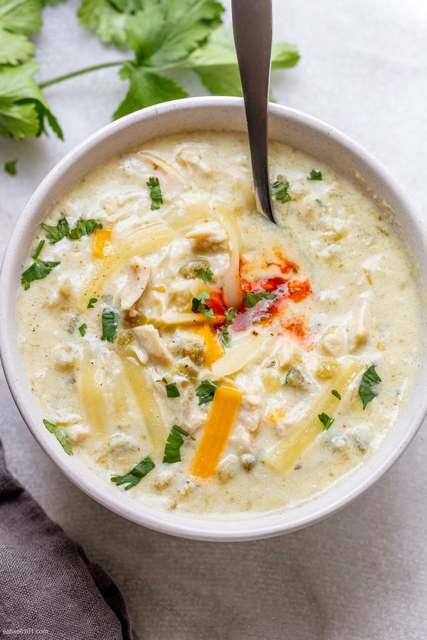Instant Pot Enchilada Chicken Soup