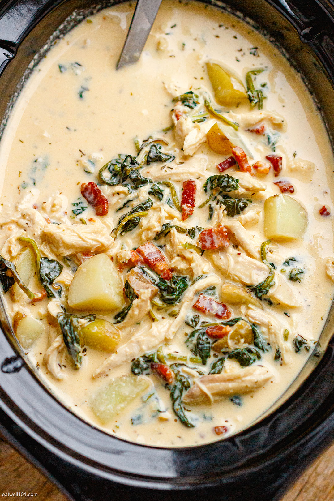 Slow Cooker Creamy Chicken Potato Soup Recipe 2