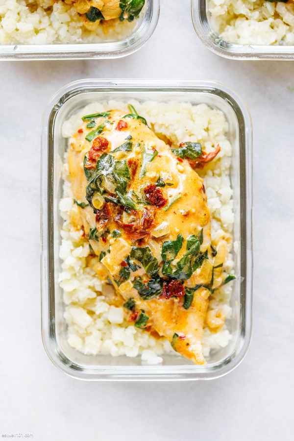 Creamy Tuscan Chicken Meal Prep