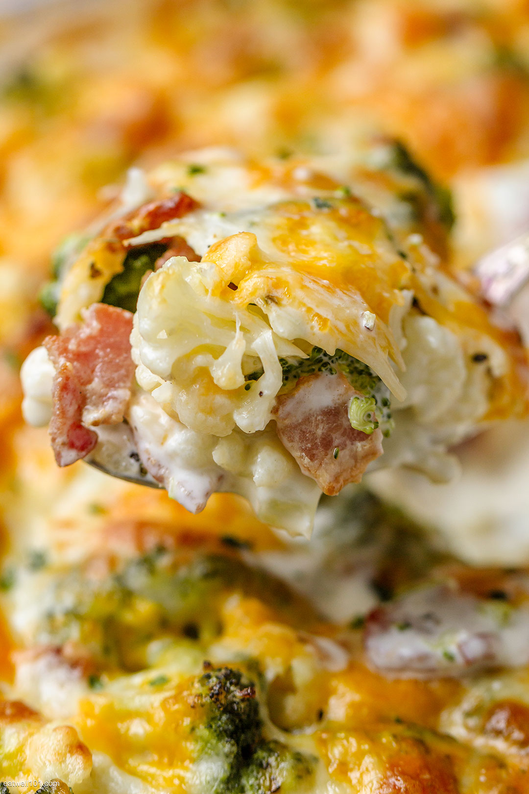 Baked Cauliflower Broccoli Casserole Recipe