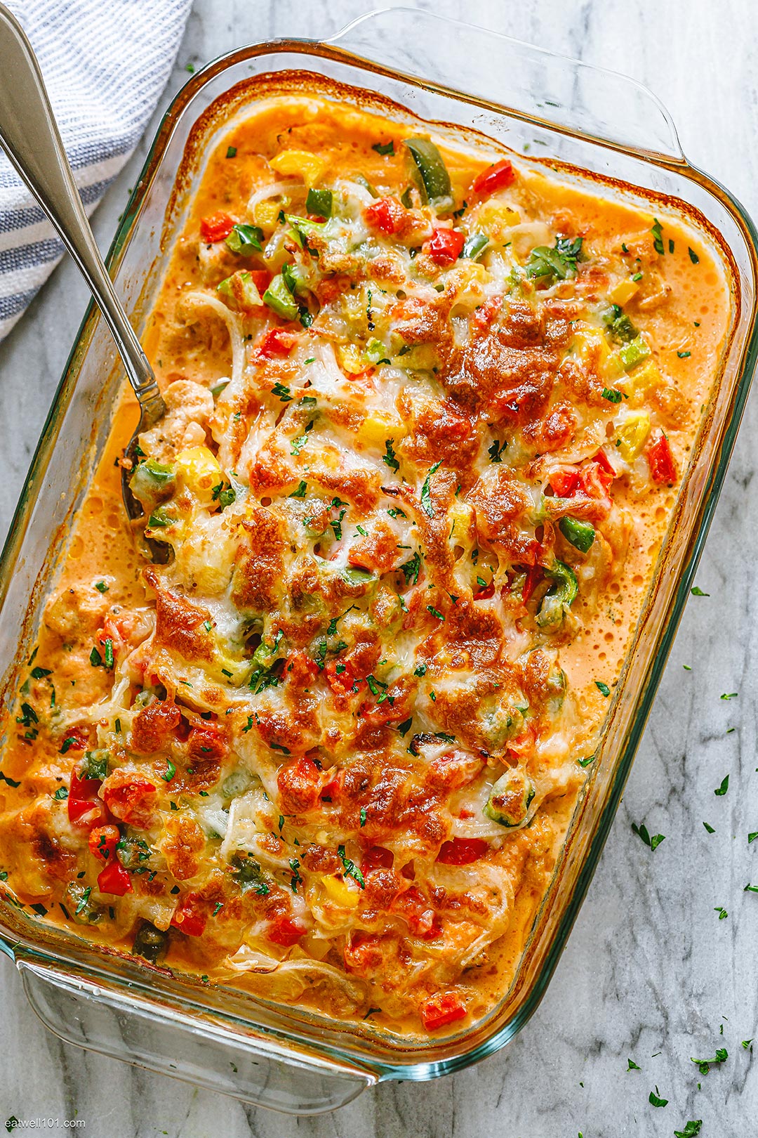 Creamy Baked Fajita Chicken Casserole Recipe 2