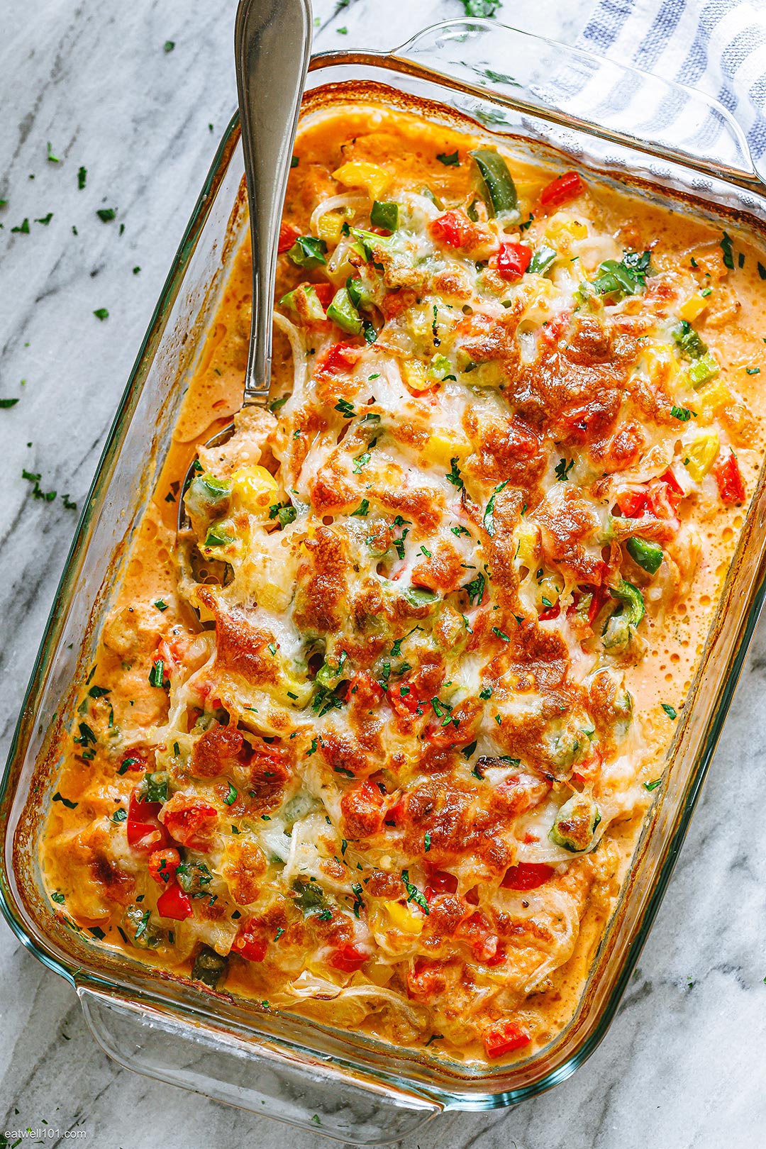 Creamy Baked Fajita Chicken Casserole Recipe 4