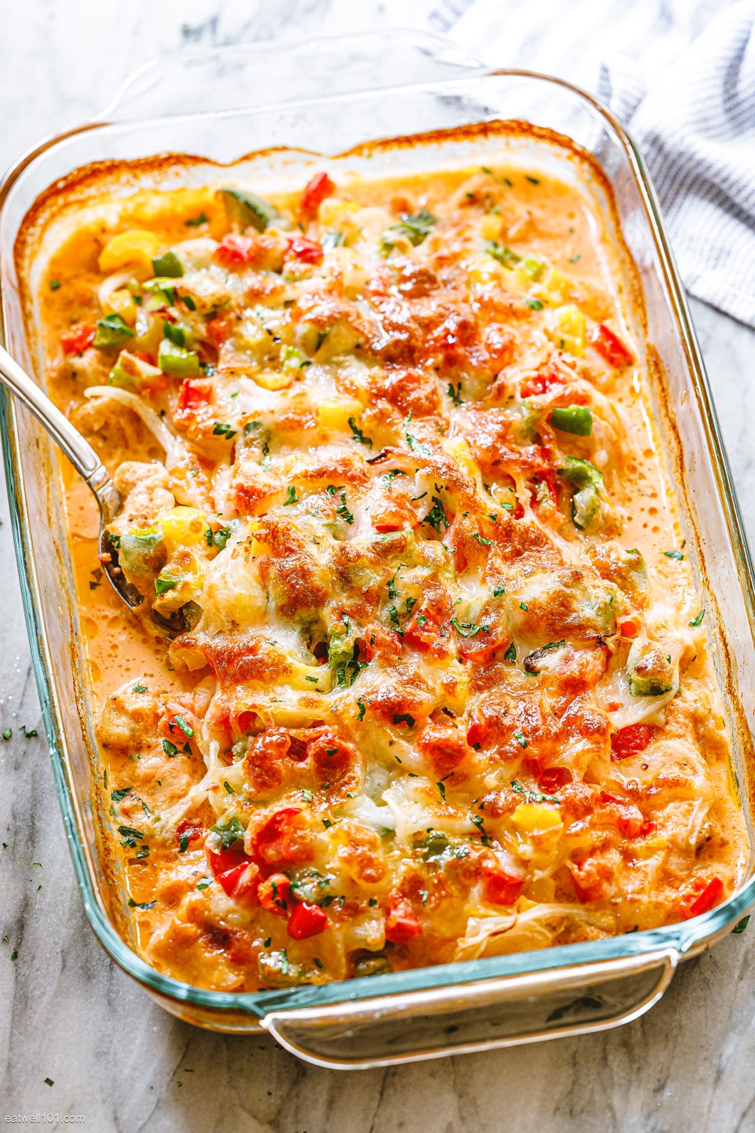 Creamy Baked Fajita Chicken Casserole Recipe 5