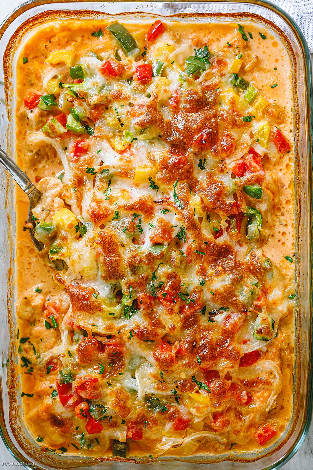 Fajita Chicken Casserole Recipe