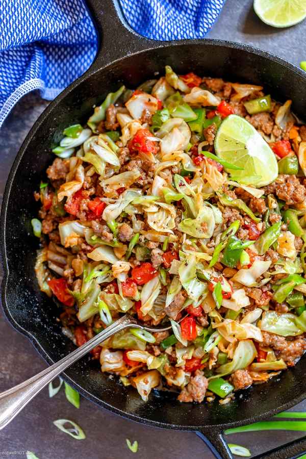 Fried Cabbage with Sausage - #recipe by #eatwell101 - https://003.wrwe1r1zs3czx3c.workers.dev/fried-cabbage-sausage-skillet-recipe